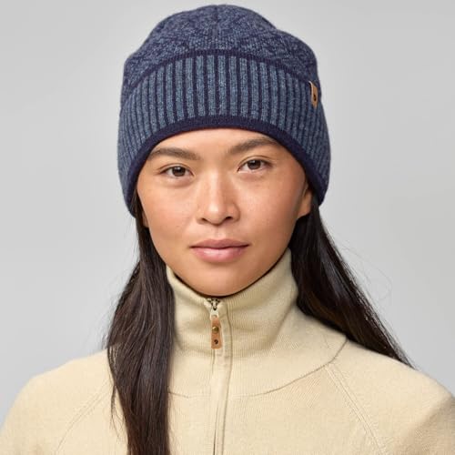 Fjällräven Unisex Snow Mütze, Dark Navy, One Size