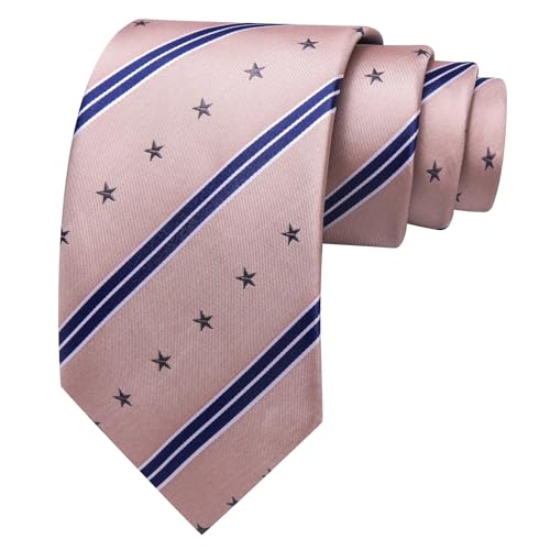 Image of Barry.Wang Man Tie Sets Skull Ties Animal Extra Long Necktie Silk Woven Handkerchief Cufflinks Festival Party Gift