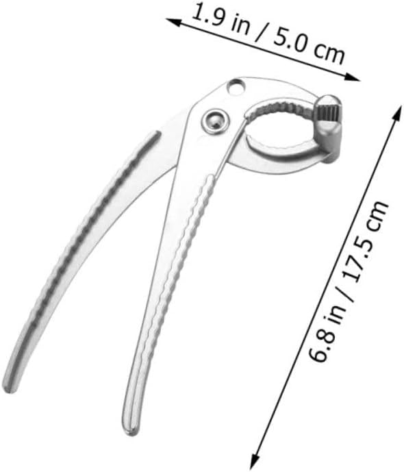 2Pcs Stainless Steel Plate Gripper Clamp for Baking Tray Pizza Pan image 2