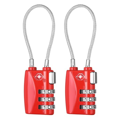 ZHEGE TSA Koffer Schloss Zahlenschloss 3 Stellig,...