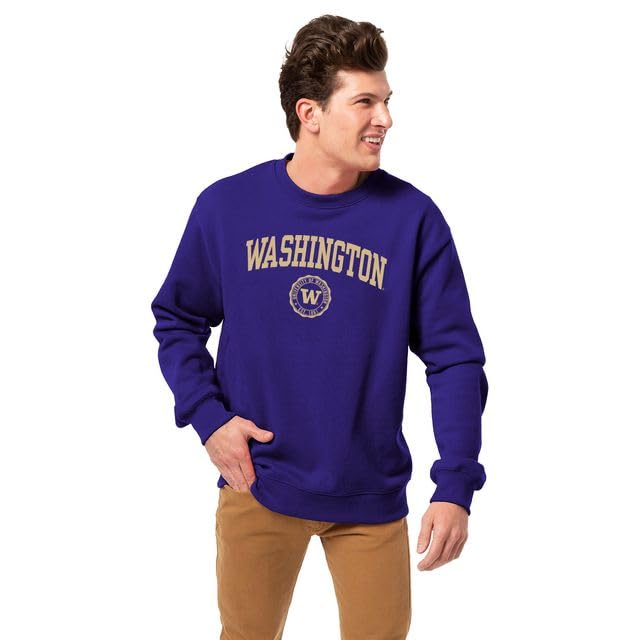 Image of Ivysport Crewneck Sweatshirt for College, Heritage Logo, Color, Adult Unisex