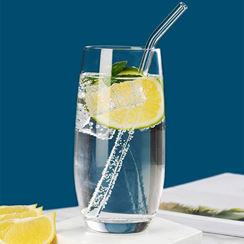 CUKBLESS Highball Glasses Set of 6 - Crystal Tall Drinking Glasses - Cocktail Glass Cups for Mojito, Juice, Beverage, and water - 19 Oz - Thumbnail 2