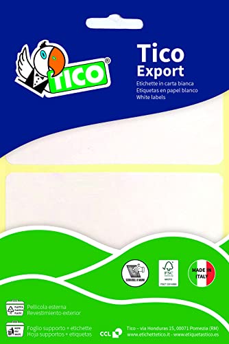 TICO 418297 Export samoprzylepne 28 x 15 mm, 10 sztuk