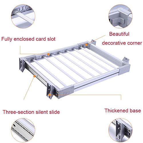 Barre de cintre extensible et rétractable pour un rangement de dressing fluide
