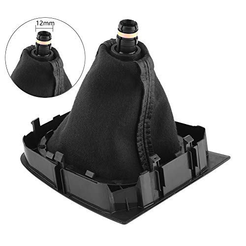 Qiilu 5 Speed Car Gear Shift Knob Boot Gearstick Gaiter Kit Manual/Auto Gear Shifter Boot Cover Replacement For Golf 6 Mk5 Mk6 2005-2014 #TOP7