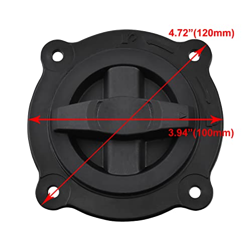 SAUTVS Cargo Base Kit for Can-Am Outlander Renegade, Plastic Cargo Turn Attach System Base Installation Kit for Can Am Outlander L 400 500 650 / Renegade 570 850 2013-2020 Accessories (2PCS) - Thumbnail 5