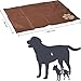 dobar® 60421 Kühlmatte für Hunde - Hundekühlmatte für Hund & Katze - selbstkühlende Matte für Haustiere - Hundedecke mit Kaltgel-Füllung - Kühldecke - 99,5 x 70 cm - Braun