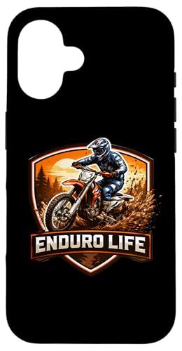 Enduro Life �_�[�g�o�C�N ���C�_�[ ���g�N���X �_�[�g�o�C�N �o�C�N MX �X�}�z�P�[�X iPhone 16 �p
