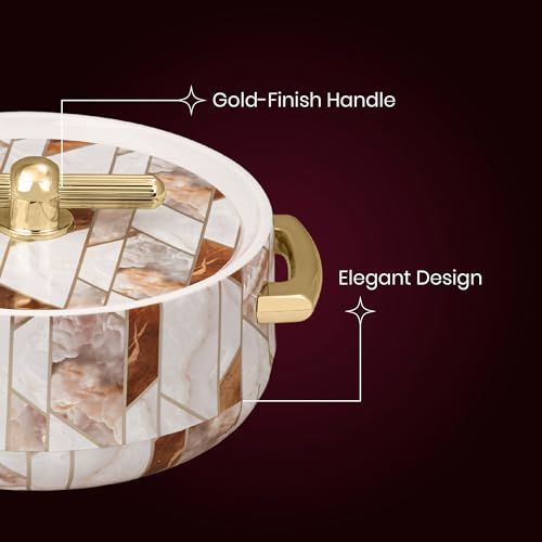 Image of SELVEL Elegance Casserole | Advanced PU Insulation | Elegant Design Hot Pot | Hot Case Keeps Food Hot & Fresh for Hours | Serve Chapati, roti, Biryani and More (Royal Ceramica, Set Of 2 (1200 Ml & 700 Ml))
