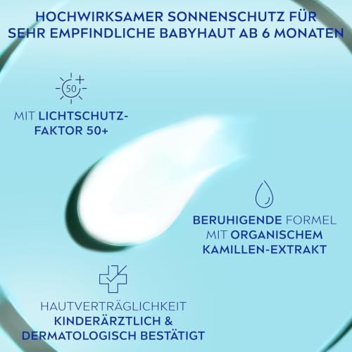 NIVEA SUN Babies & Kids Sensitiv Schutz Sonnenspray LSF 50+ (200 ml), extra wasserfestes Sonnencreme Spray für Kinder… – Ansicht 3