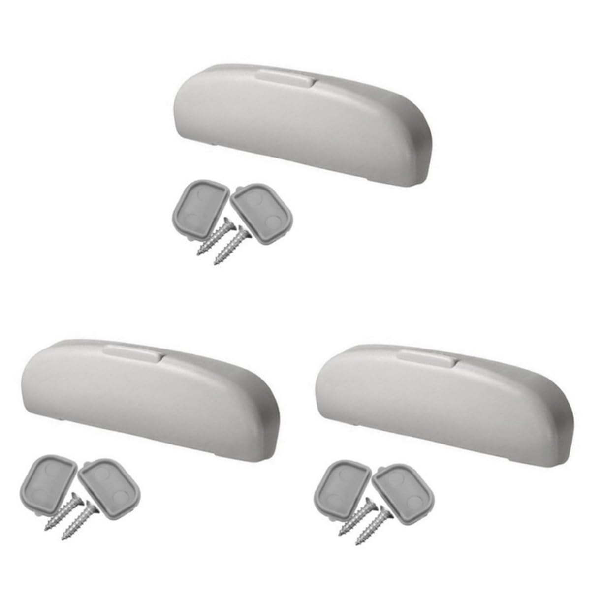 ULTECHNOVO Supporto Per Occhiali Da Sole Per Auto 3 Pezzi Da Installare Sul Supporto Per Occhiali Per Visiera Auto