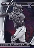 2021 Panini Chronicles Titan #18 Luis Campusano San Diego Padres RC Rookie Card Official MLB PA Titanball Trading Card in Raw (NM or Better) Condition