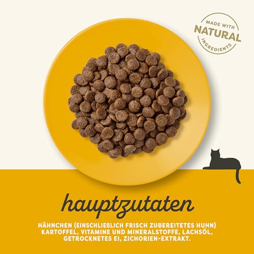 Applaws getreidefreies Katzentrockenfutter mit Huhn für ausgewachsene Katzen Senior, natürlich und vollwertig (1x 7,5kg Packung)