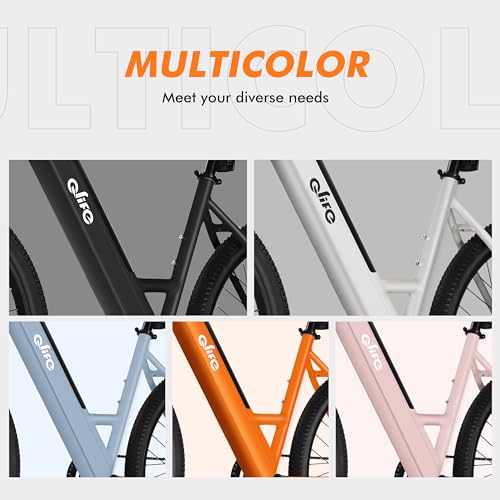 Qlife Cityone Electric Bike For Adults 26 Inch Step-Through 22Mph Ebike With 2.1 Inch Tire,Ul2849 Certified Built-In Removable Battery,Peak 750W Motor Ebikes With 7 Speed,Commuter E Bicycle thumb #8