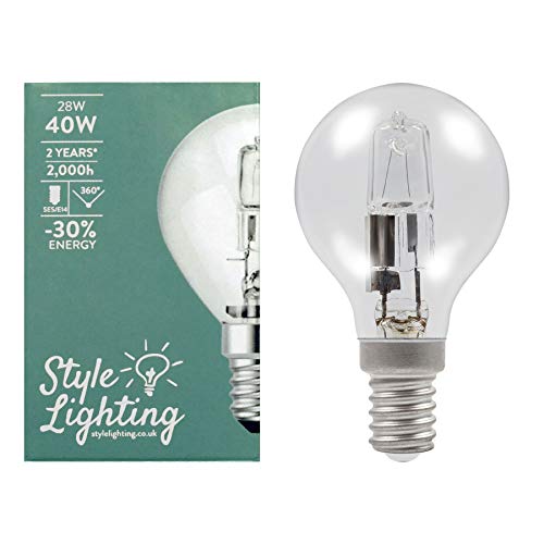 Style Lighting - Lampadine alogene a sfera SES E14...