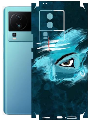 Image of AtOdds - Full Body Back Screen Guard Protector Film - Lamination Wrap Skin Sticker Compatible with IQOO NEO 7 PRO (5G) | Scratchproof Matte Finish (Mahadev)