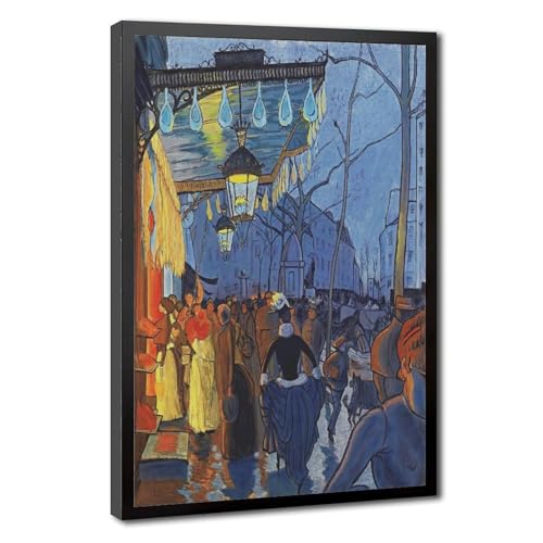 Toile Five Oclock in The Evening Louis Anquetin pour recréer la magie de Paris