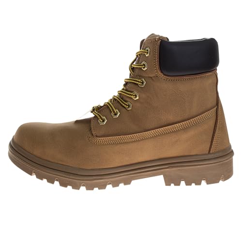 Image of Avalanche Steel Toe Work Boots for Men EverFit Comfort Technology - Anti Slip Grip Heavy Duty Leather Boot Safety Industrial Workwear Construction