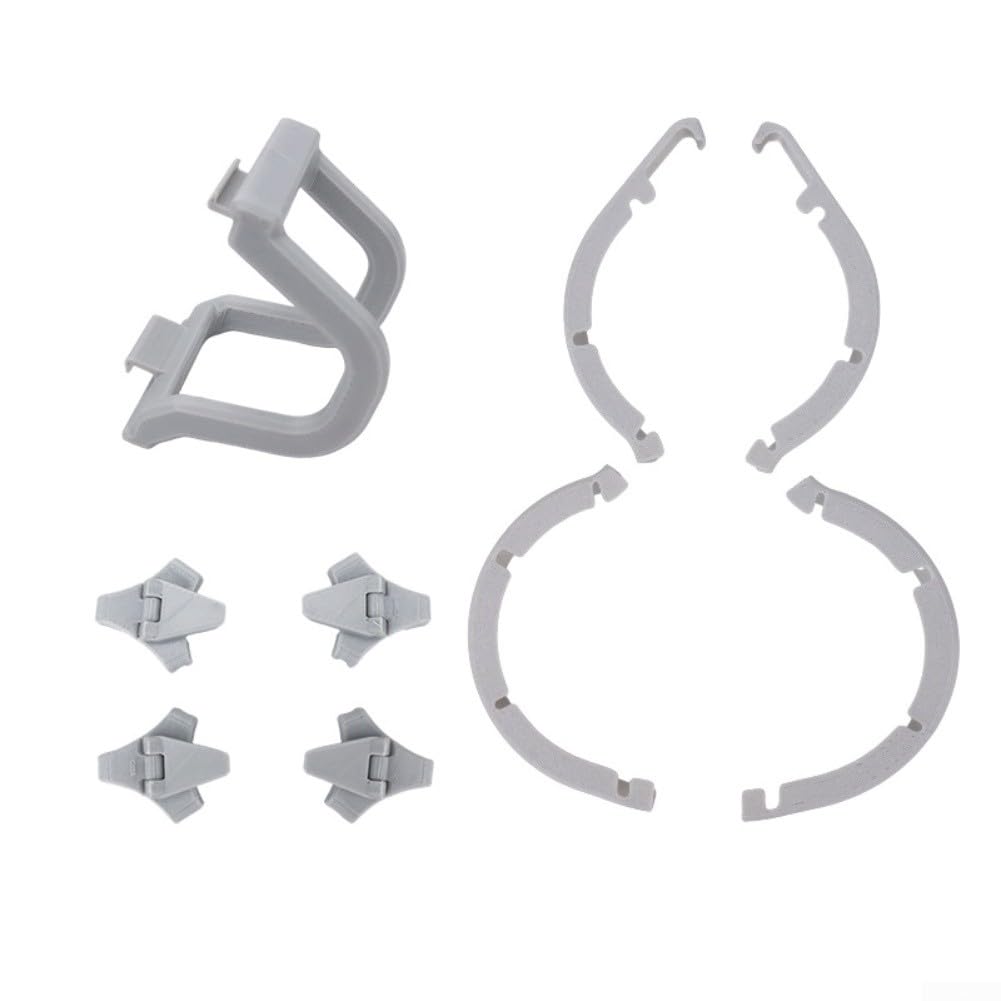 Eawfgtuw Kit di protezione per DJI NEO 2 con paraurti in PC, cover antigraffio e treppiedi pieghevoli per migliorare l'altezza, design leggero 10,5 x 5,5 x 4,2 cm (arancione)