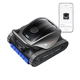 MOVA Diver A10 Poolroboter, 22.700 l/h Saugleistung, 240 Min. Laufzeit, KI Kantenreinigung & Routenplanung, doppelte Wasserlinienreinigung, großer 3,5 l Filterkorb, wöchentliche Zeitplanung