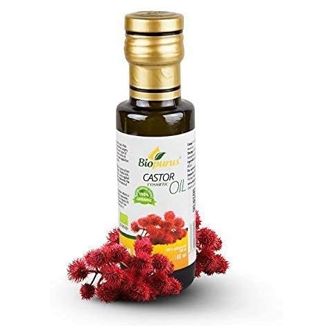 Certified Organic Cold Pressed Castor Cosmetic Oil 100ml Biopurus Cover