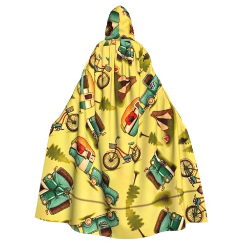 DURAGS Capa con capucha para adultos de coche y bicicleta, capa de vampiro, capa de juego de rol para eventos y fiestas temáticas inolvidables
