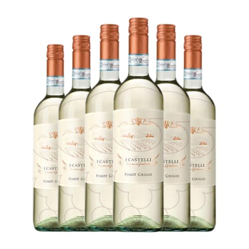 Cielo e Terra I Castelli Pinot Gris Italia Joven 75 cl Vino blanco (Caja de 6 Botellas de 75 cl)