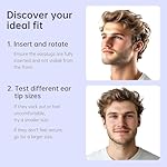 QWH Ear Plugs for Sleeping Noise Cancelling, Reusable Silicone Earplugs for Sleeping, Deep Focus, Travel, Snoring, 30dB Noise Reduction, High Fidelity Hearing Protection（Black） - Image 3