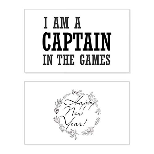 Tarjeta de Año Nuevo con diseño gamer "I Am A Capitan" ideal para regalar a amigos