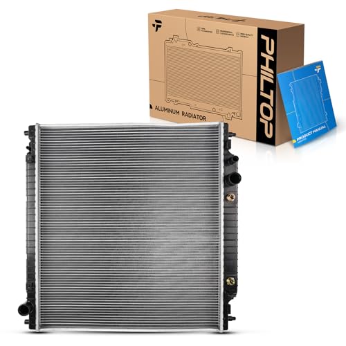 PHILTOP CU2171 Engine Coolant Aluminum Radiator for 1998-2003 F-150 5.4L, 1999-2004 F-250 Super Duty 5.4L, 1999-2004 F-350 Super Duty 5.4L, 2000-2005 Excursion 5.4L, 1998-1999 F-250 5.4L