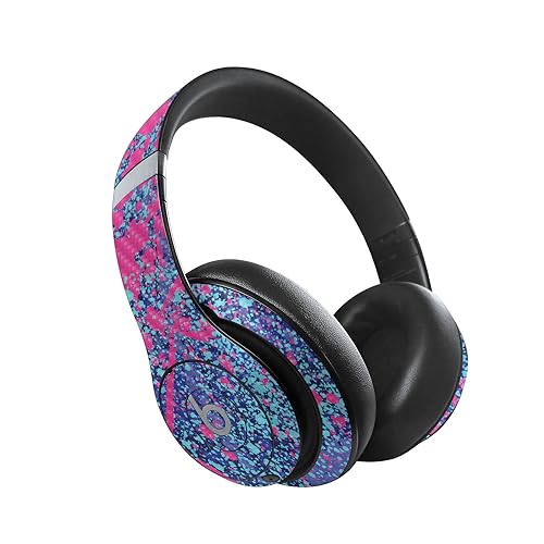 Image of MightySkins Carbon Fiber Skin Compatible with Beats Studio Pro - Vibrant Splatter | Protective, Durable Textured Carbon Fiber Finish | Easy to Apply