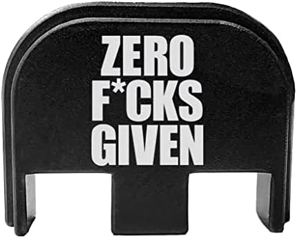BASTION Laser Engraved Rear Cover Back Plate for Glock Gen 1-5; Model Compatibility in Description Below. Does not fit Glock G42, G43, G43X, G48 - Zero F*CKS