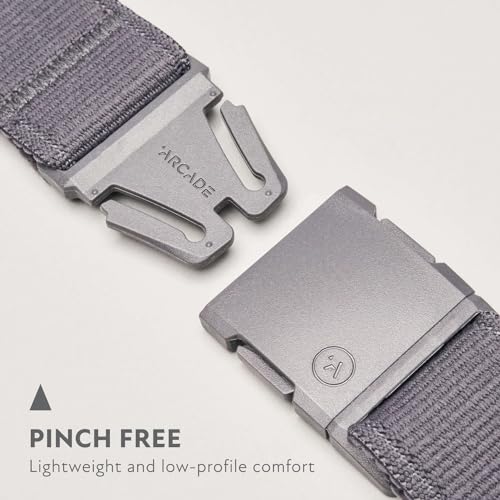 Arcade Belts A2 Unisex Adventure Belt: Heavy Duty Stretch, Metal Free Buckle