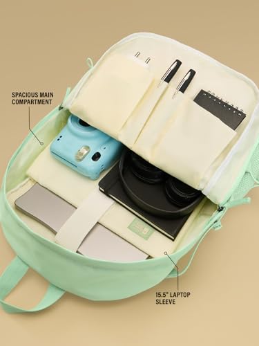 Image of The Souled Store Nimbus: Utility Backpack | 17.9 Ltr Capacity | Fits Up to 15.5 inch Laptop | Water Resistant | Padded Laptop Sleeve | Multiple Compartments