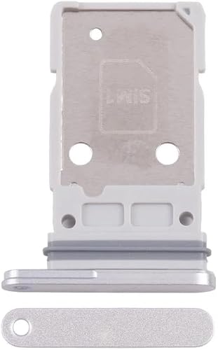 SIM Card Tray Replacement compatible with Samsung S25, Silver