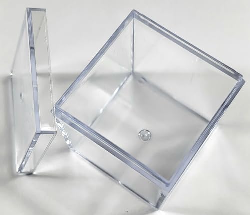 Image of 1pc Acrylic Box Tray for 1.5 inch 38.1mm Element Cubes Clear Case Periodic Table Bracket for Elements Collections Science Education Displays