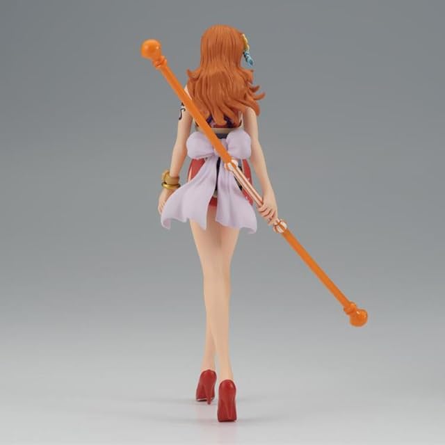 Foto 5 de 7 de Banpresto BP88604P Nami Figura de Acción, One Piece, The Shukko, 16 cm, Multicolor
