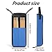 Drum Sticks Bag, Blue Drumstick Bag Small Drumstick Storage Case Hangable Portable Hanging Drumsticks Rack Bags Gifts for Drummers Drum Sticks Holder for All Drumsticks and Percussion Mallets