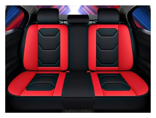 Housses de siège de voiture en cuir imperméable édition rouge