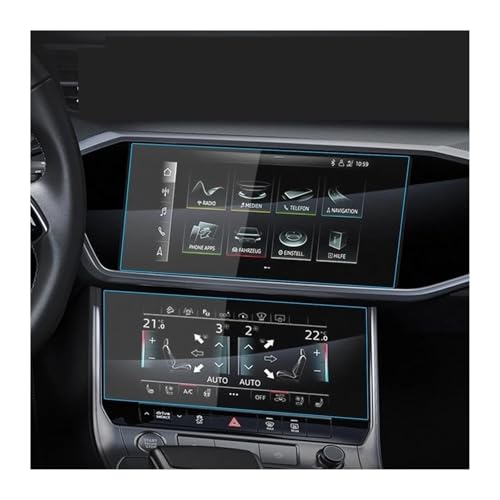 Film protecteur Audi A6 A7 en verre trempé ultra résistant anti-rayures pour GPS