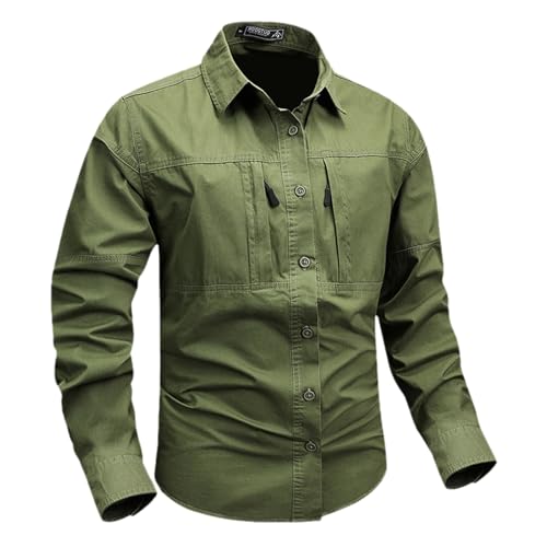 Chemise de safari homme pour explorer la nature avec poches cargo