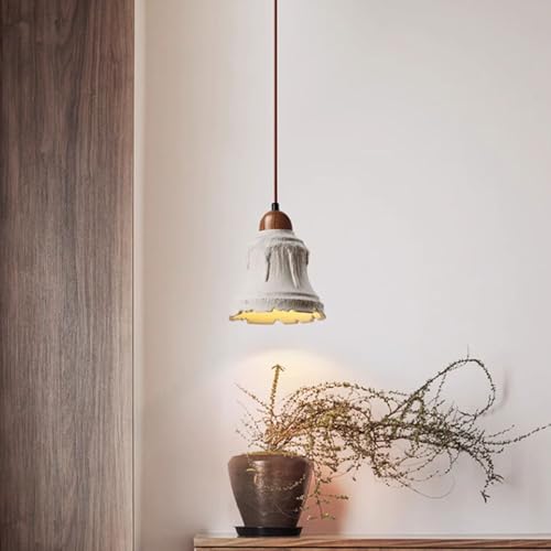 Éclairage de suspension simple et moderne lustre en ciment réglable