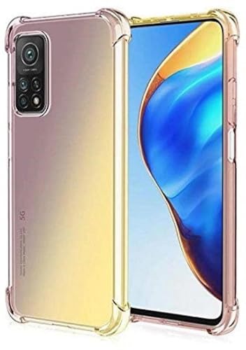Image of BOXXO Flexible Back Cover for Mi 10T Pro 5G | Back Cover Transparent Clear Shockproof Case Four Corner Protection | Slim Protective Mobile Phone Cover for Mi 10T Pro 5G