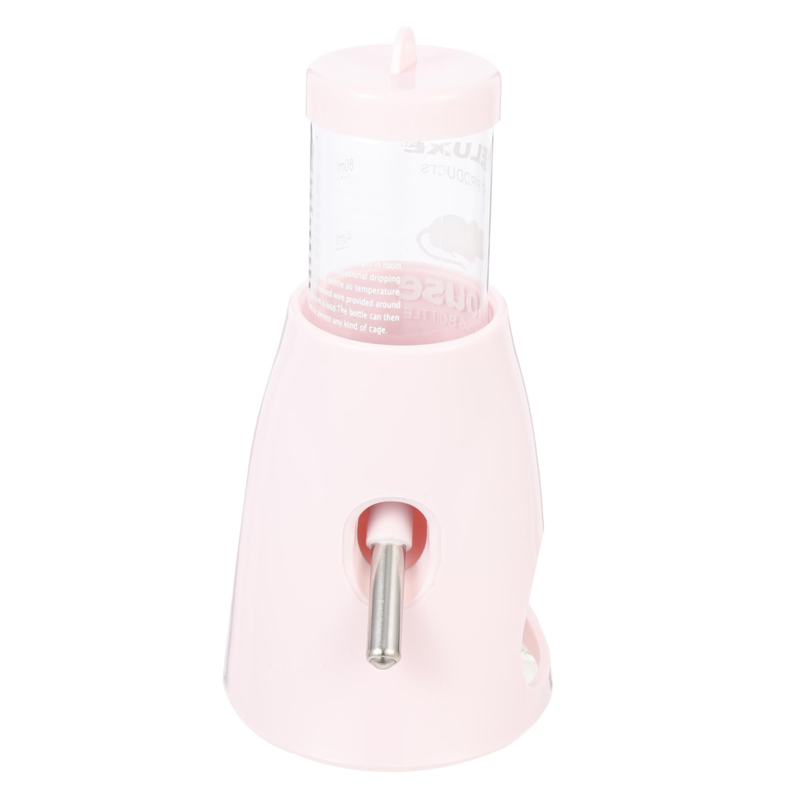 VICASKY Convenient Daily Hamster Water Bottle Chinchilla Accessory for Home Use Transparent Design for Easy Water Level Monitoring Keeps Pets Hydrated and Your Space Clean