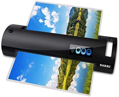 A6/A4/A3 Thermal Laminator, Laminating Machine with Two Roller System, Jam-Release Switch and Automatic Shut off Function, Fast Warm-up, Quick Laminating Speed, for Home, Office and School