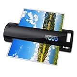 A6/A4/A3 Thermal Laminator, Laminating Machine with Two Roller System, Jam-Release Switch and Automatic Shut off Function, Fast Warm-up, Quick Laminating Speed, for Home, Office and School