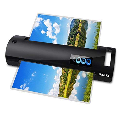 A6/A4/A3 Thermal Laminator, Laminating Machine with Two Roller System, Jam-Release Switch and Automatic Shut off Function, Fast Warm-up, Quick Laminating Speed, for Home, Office and School