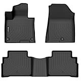Findway Car Mats for Kia Sportage Hybrid HEV 2023-2026 (not for PHEV), Custom Fit, All Weather, TPE Rubber, Laser-Measured, for 1st & 2nd Row, Black
