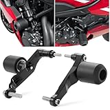 WOOGA Motorcycle Accessories Anti-Collision Frame Sliders Crash Pads Protector Compatible for Ho&n&da CB650R/CBR650R CB 650R/CBR 650 R E-Clutch Accessories 2024 2025 2026 Falling Protection Pad