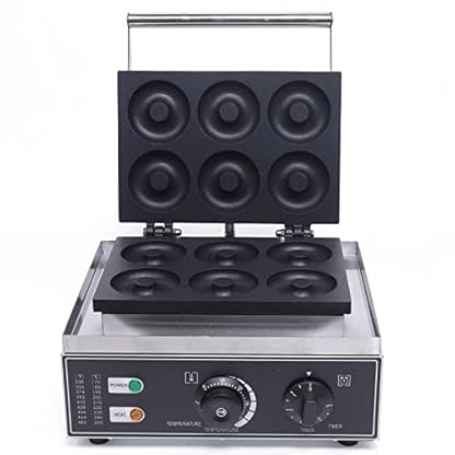 1550W Donutmaker 6Gitter kommerzielle Elektrische Donut Maker Machine Elektrische Donutzubereiter Nachtisch Maker Mit Antihaftbeschichtung